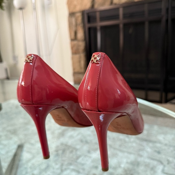 Coach Patent Leather Pink Teddie Pump Heels Size 8.5 - Picture 4 of 10